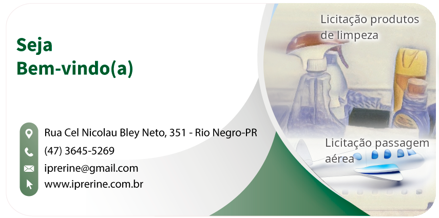 Aviso de licitação